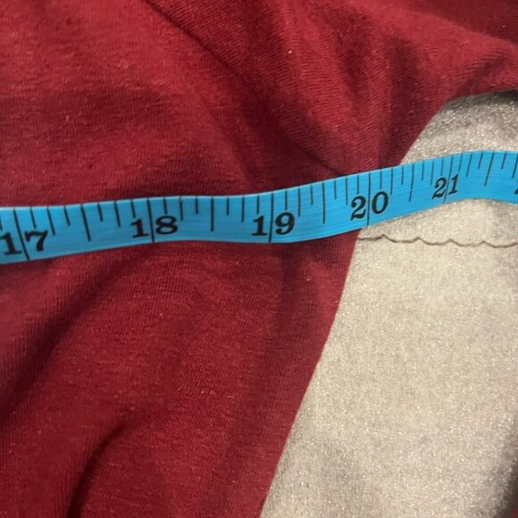 [M]Nomads Hemp Wear Burgundy L/Sleeves Faux Wrap Shirt - Picture 3 of 8